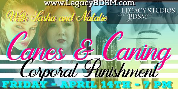 Canes and Caning Corporal Punishment Class & Demonstration. by Legacy